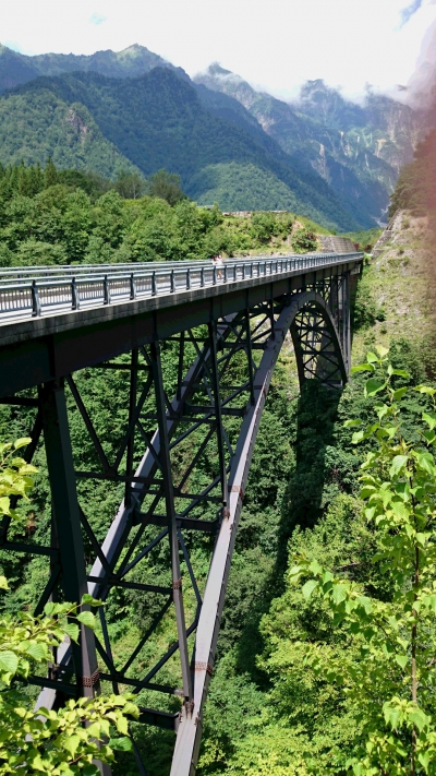 超～絶景！北アルプス大橋！